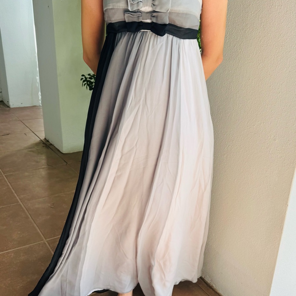 Betsey Johnson dress - black, white, and gray